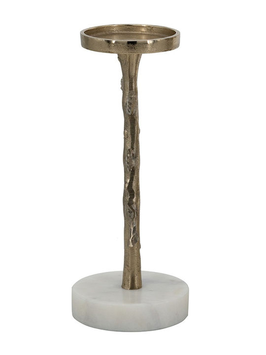 Artekko Metal Candle Holder in Gold Color 10x26.7x10cm