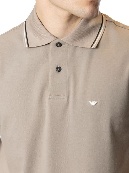 Polo T-shirt Beige EM004606AF23090 U8049