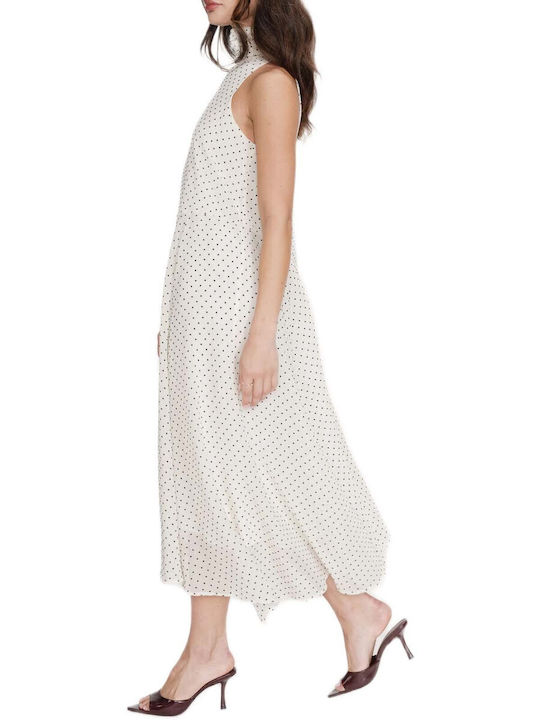 Rochie De Vară Pentru Femei Midi Pentru Nuntă Botez Ecru