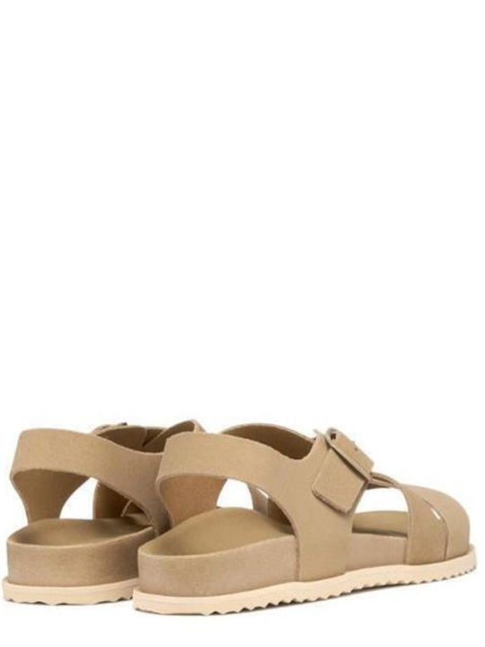 Sandybett Leather Women's Anatomic Beige Sandals
