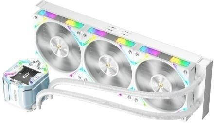 1STPLAYER X-Starship 360 Υδρόψυξη AIO CPU με 3 Ανεμιστήρες 120mm και ARGB Φωτισμό Λευκή