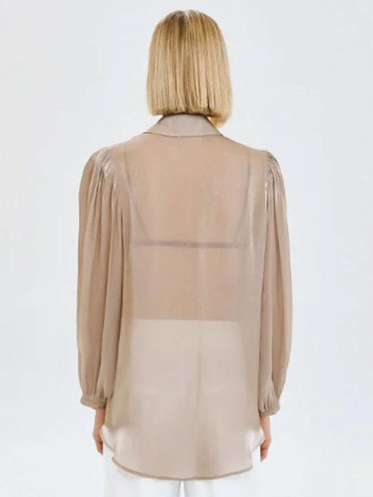 Long Sleeve Women's Shirt Grege