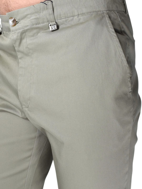 Pantaloni Chino Verde Olive