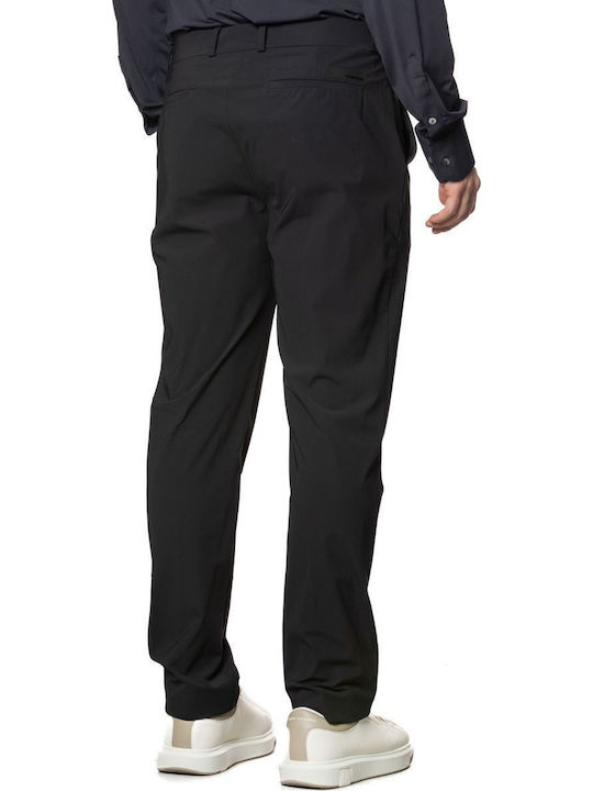 Chino Trousers In Straight Leg Black