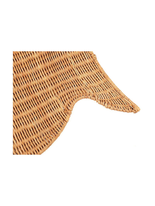 Polihome Σουπλά Rattan Καφέ 43x33cm