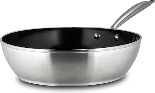 Nava Pan from Stainless Steel with Non-Stick Coating 28cm