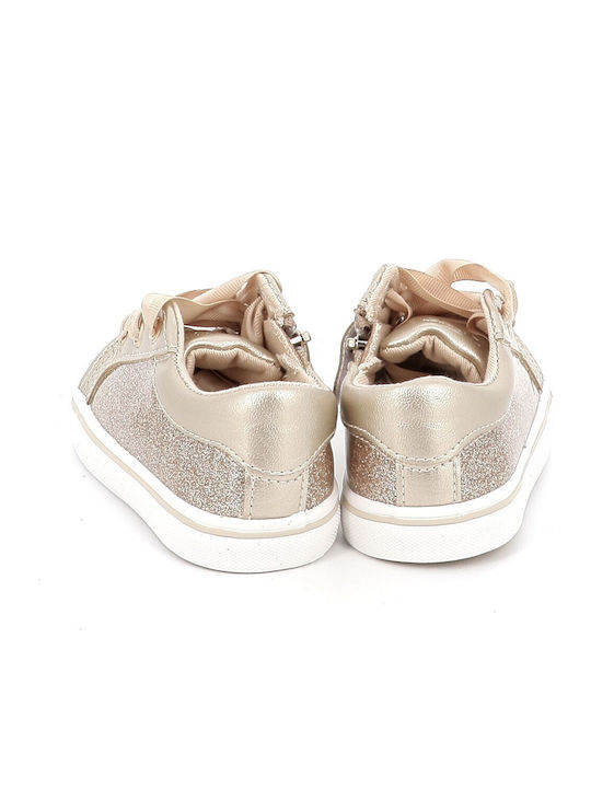 Casual Kids Sneakers Gold