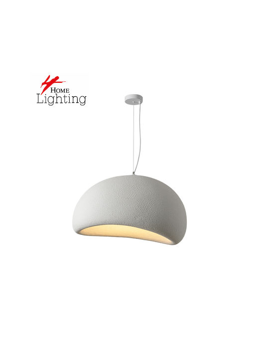 Home Lighting Pendant Ceiling Light White with E27 Socket 40x40cm