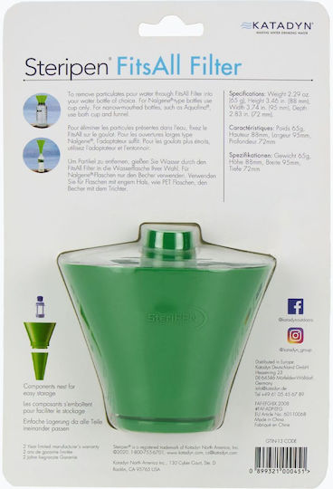Pre-filter Katadyn Steripen Fitsall Water 40 Micron Filter