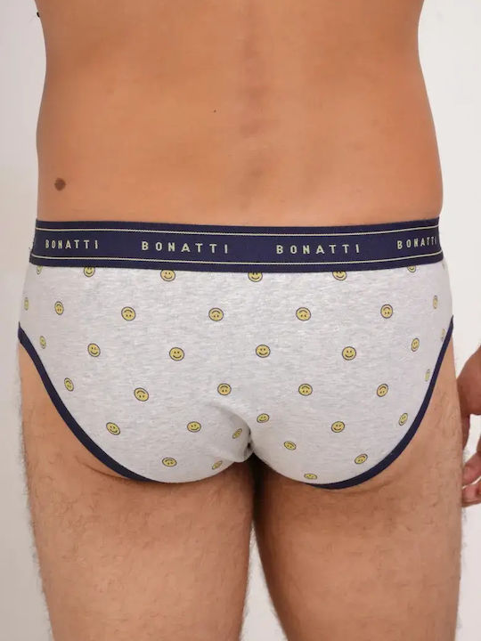Herren Slip Grau Mit Muster