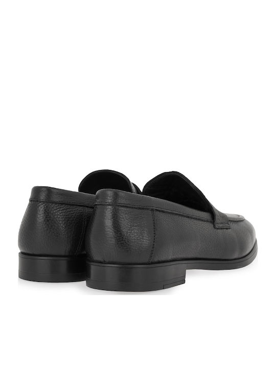 Δερμάτινα Ανδρικά Loafers σε Μαύρο Χρώμα