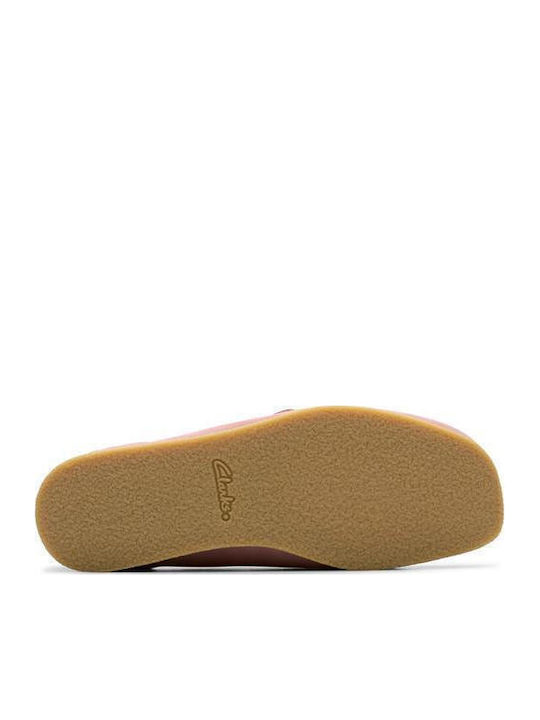 Wallabee Evo Δερμάτινα Γυναικεία Μοκασίνια σε Ροζ Χρώμα