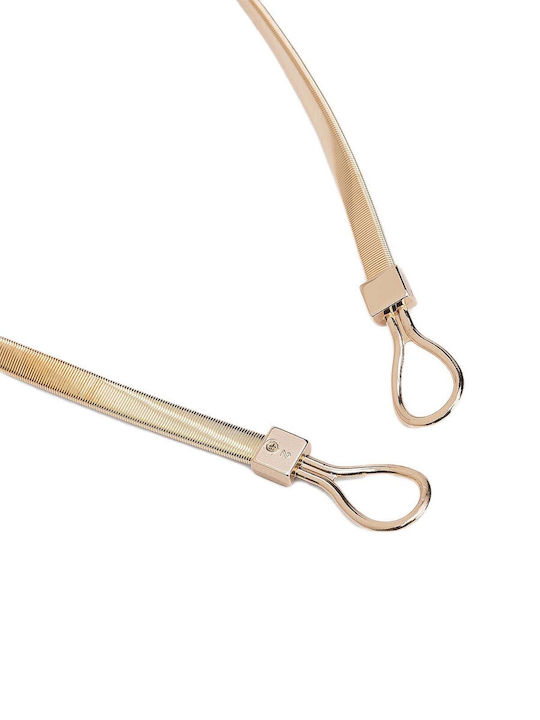 Tiffosi Elastic Women's Belt Gold