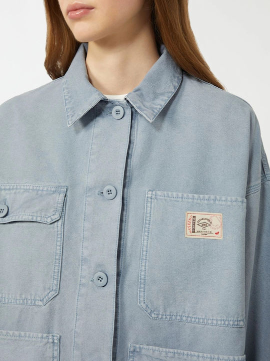Women's Jacket for Winter Light Blue
