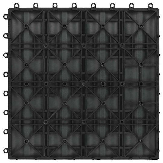 vidaXL Tile for Garden Flooring from WPC 3x3cm 11 Pieces