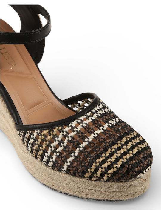Summer Women's Platform Espadrille Style Black