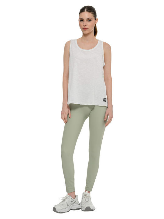 Training Damen Gekürztes Leggings Türkis