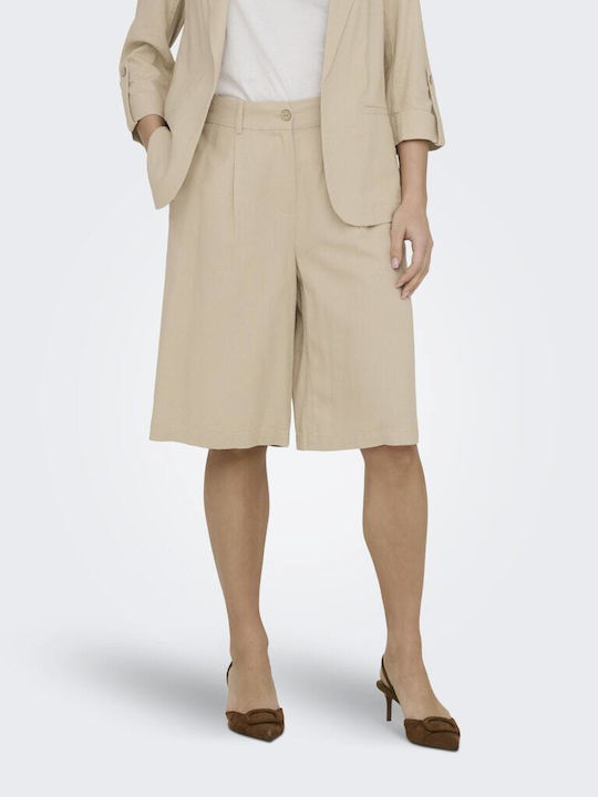 Дамски Ленен Шортс Oxford Tan