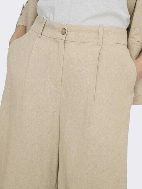 Дамски Ленен Шортс Oxford Tan