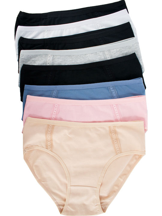 High Waist Women's Slip MultiPack Multicolour