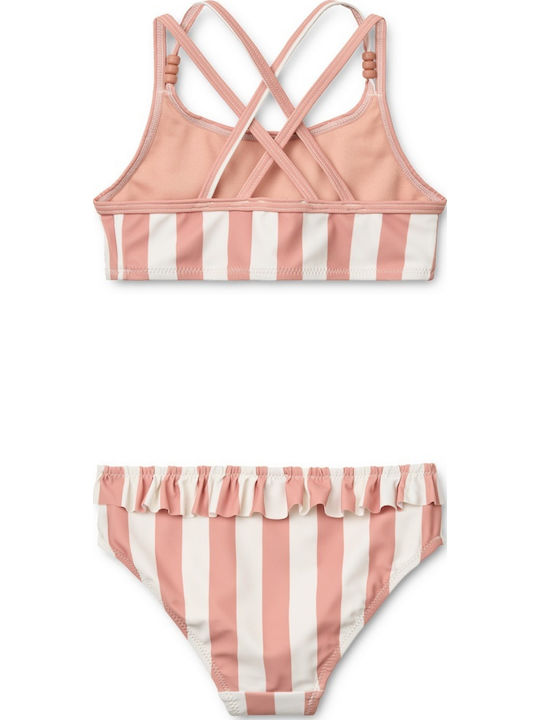 Liewood Belle Stripe Kids Swimwear Bikini Coral Blush Liewood Belle Stripe Kids Swimwear Bikini Coral Blush