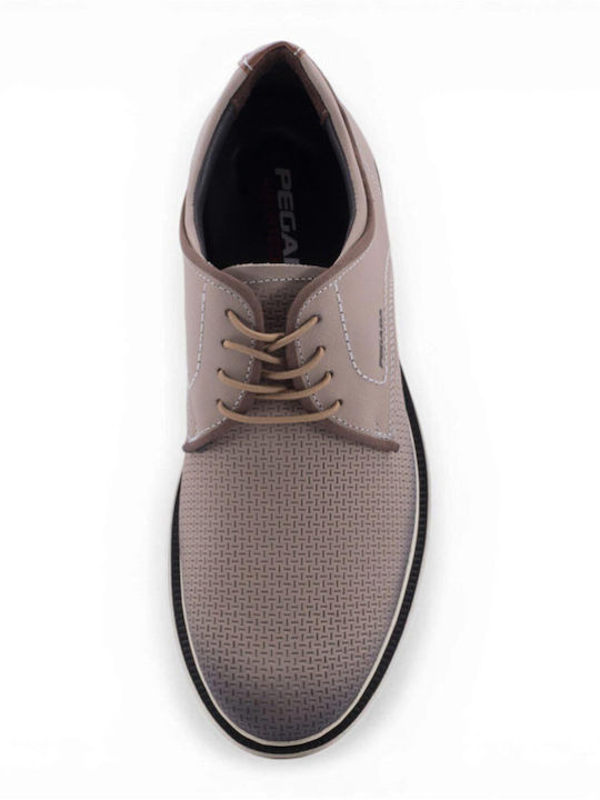 Leder Herren Freizeitschuhe Grau