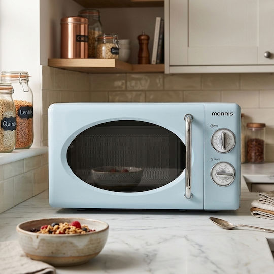 Morris Microwave Oven with Grill 20lt Blue