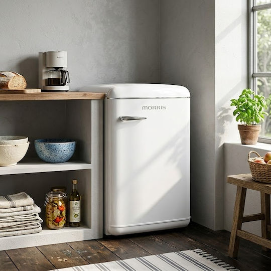 Morris Retro Minibar 93lt Höhe 85xBreite 47xTiefe 44cm Weiß Morris MRS-21094W