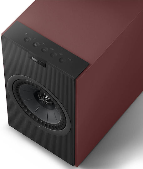 Kef Coda W Aktive Lautsprecher mit Bluetooth 200W Vintage Burgund