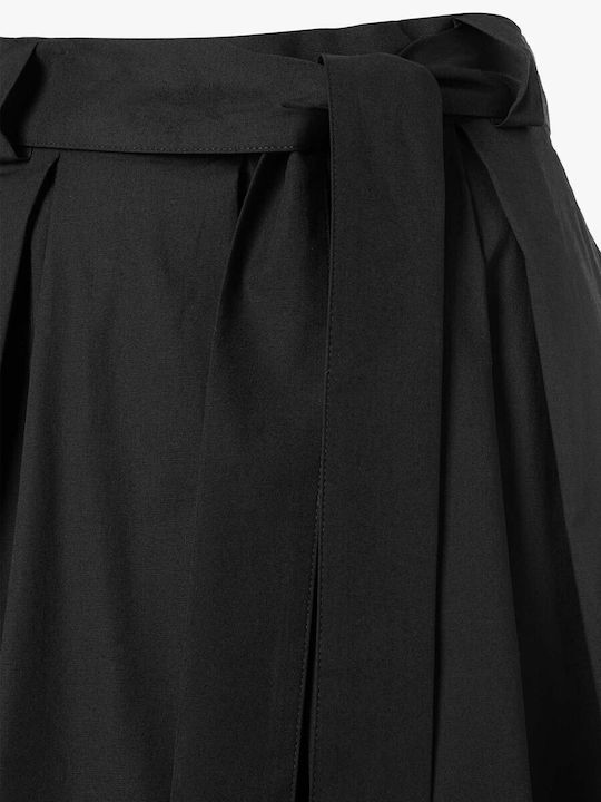 High Waist Maxi Black Skirt