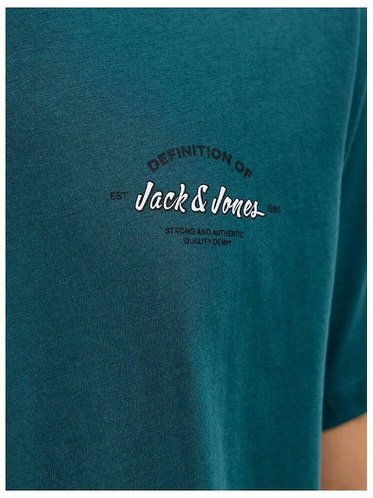 Crew Neck T-shirt Mineral Blue, Green