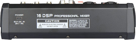 Audien MQ04 Digital Console 16 Channels with Phantom Power & 16 XLR Inputs & Bluetooth