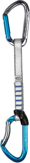 Climbing Technology Skylotec Salto Set Ny 17 Cm 6-pack Climbing Quickdraws Titanium Electricblue