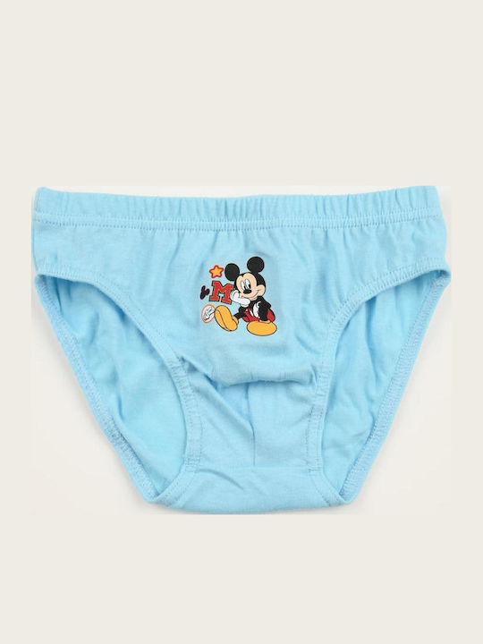 Superheroes Kids Set With Panties Light Blue-Red-White 3 Pieces