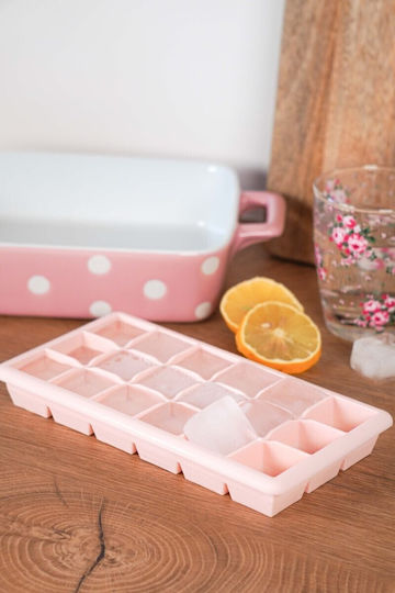 Isabelle Rose Ice Cube Mold Silicone Pink IRSI42