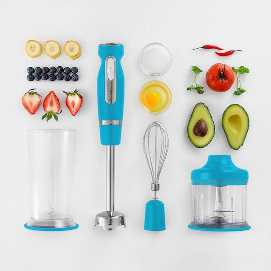 Sencor Handmixer mit Inox-Stab 800W Blau