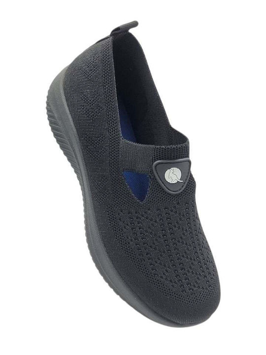 Γυναικεία Slip-On Πάνινα Μαύρα