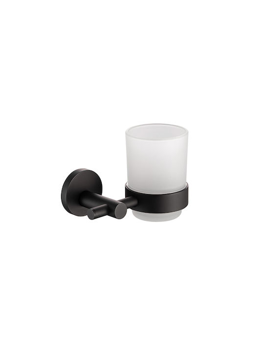 Piccadilly Wall Mounted Black Cup Holder