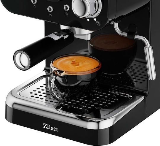 Espressomaschine 1100W Druckreiniger 15bar Schwarze ZLN2991