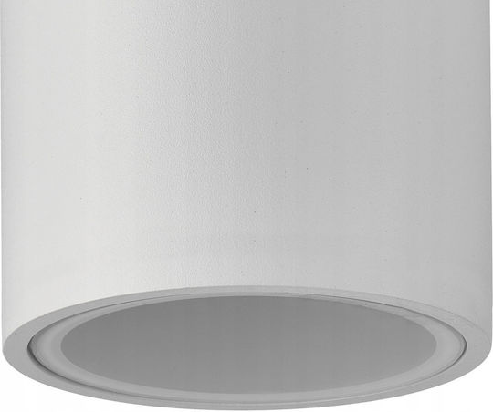 MaxLight Μονό Σποτ με Ντουί GU10 σε Λευκό Χρώμα