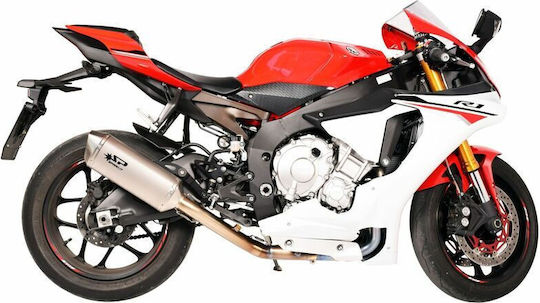 Spark Крайна Тръба на Изпускателната Система Стоманена Кръгла Конична Gya8829t Yamaha YZF-R1 1000 ABS 15-19