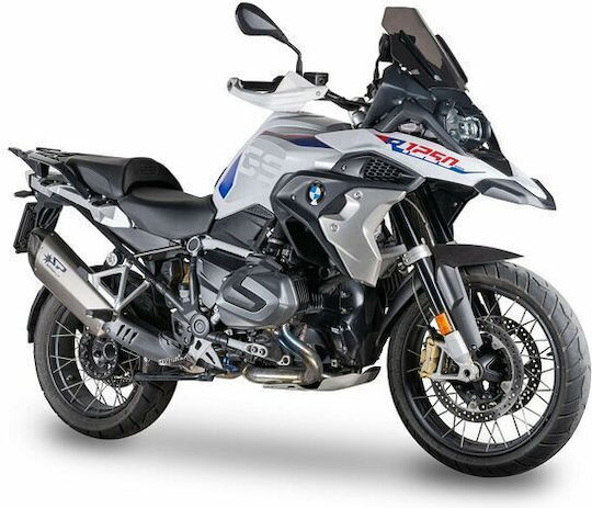 Spark Auspuff-Endrohr Titan Conical Slash-down Gbm0607tom BMW R 1200 Gs Abs 13-19