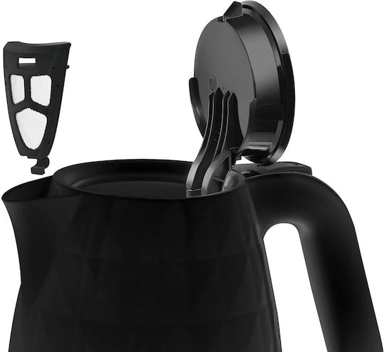 Manta Електрически Кана За Пътуване 1.7л 2200W Черна