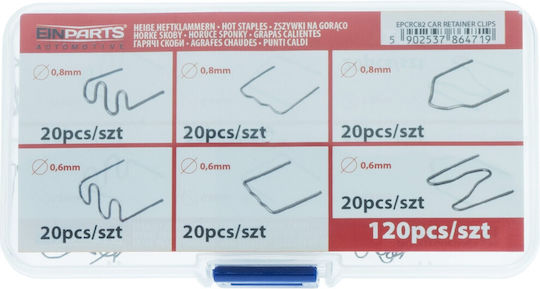 Einparts 120 Hot Staples Quick Repair Bumpers Housings