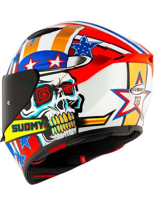 Suomy Track-1 Riot Motorcycle Helmet Full Face ECE 22.06 1350g with Pinlock