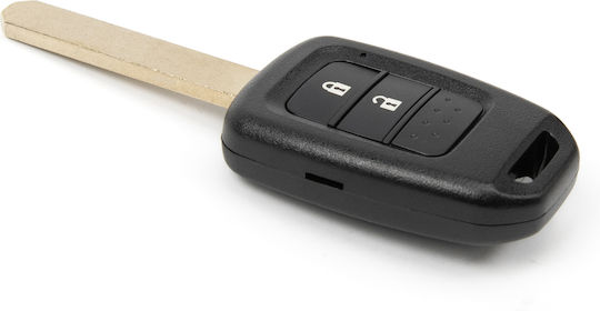Car Key Shell with Blade with 2 Buttons for Honda