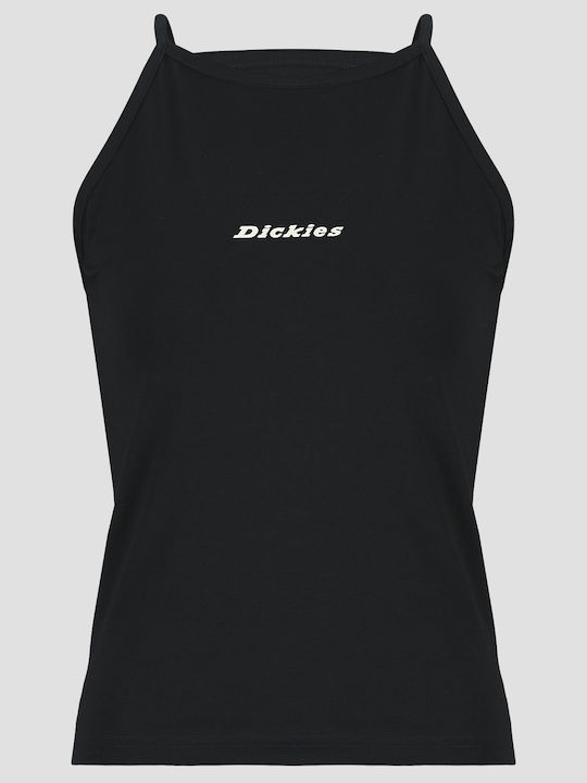 Women's Cotton Sleeveless Black Blouse
