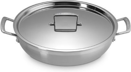 Le Creuset Неръждаема Плитка Тенджера 4.8л /