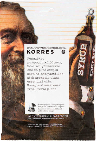 Korres Aromatische Kräuter & Honig Lutschtabletten 50g