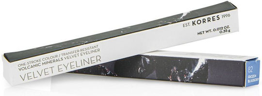 Korres Volcanic Mineral Velvet Eyeliner Soft Eye Pencil 82 Frozen Blueberry